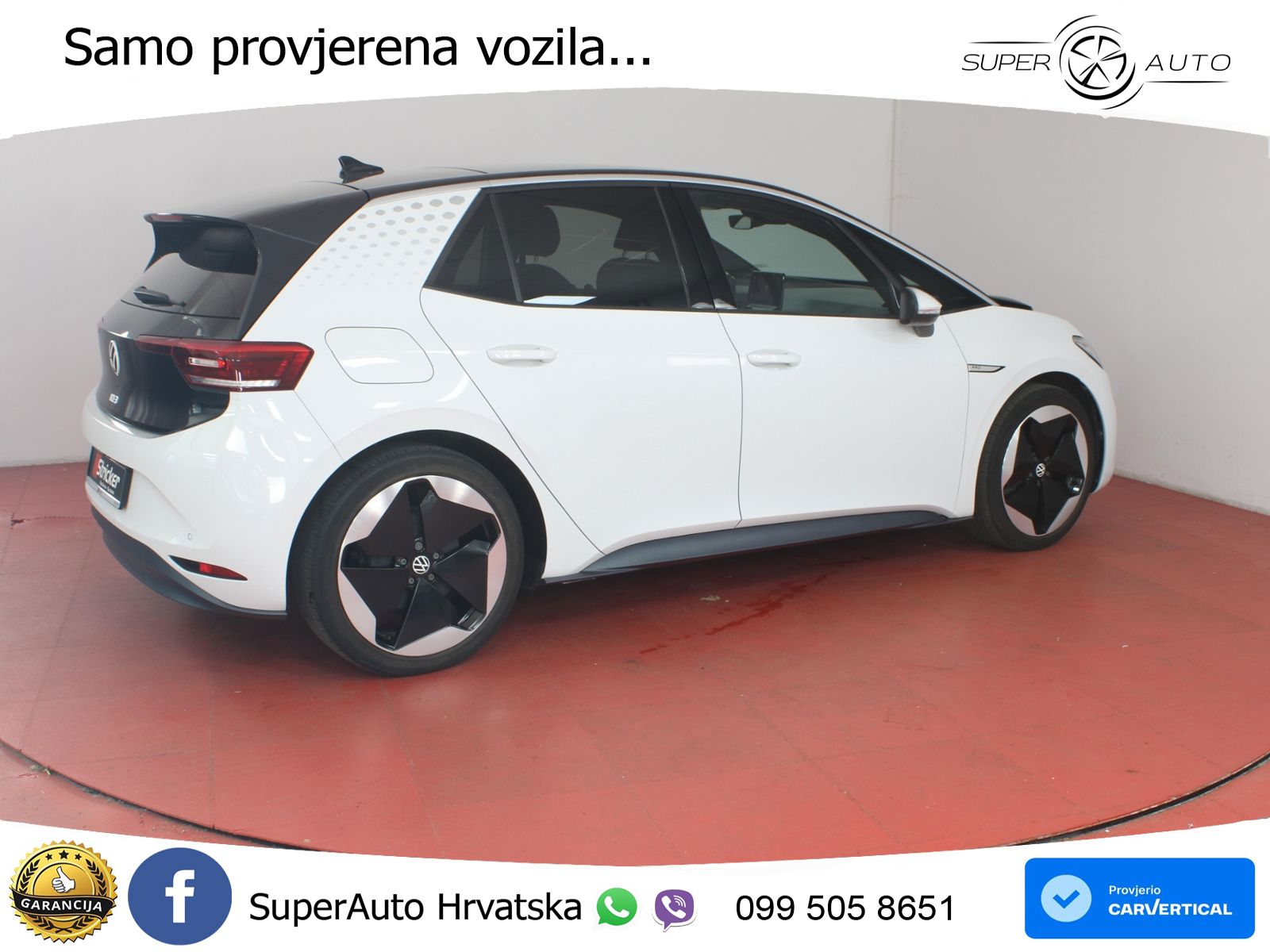 Volkswagen ID.3 Pro Performance 62 kWh (204 KS) LED+GR SJED+ACC