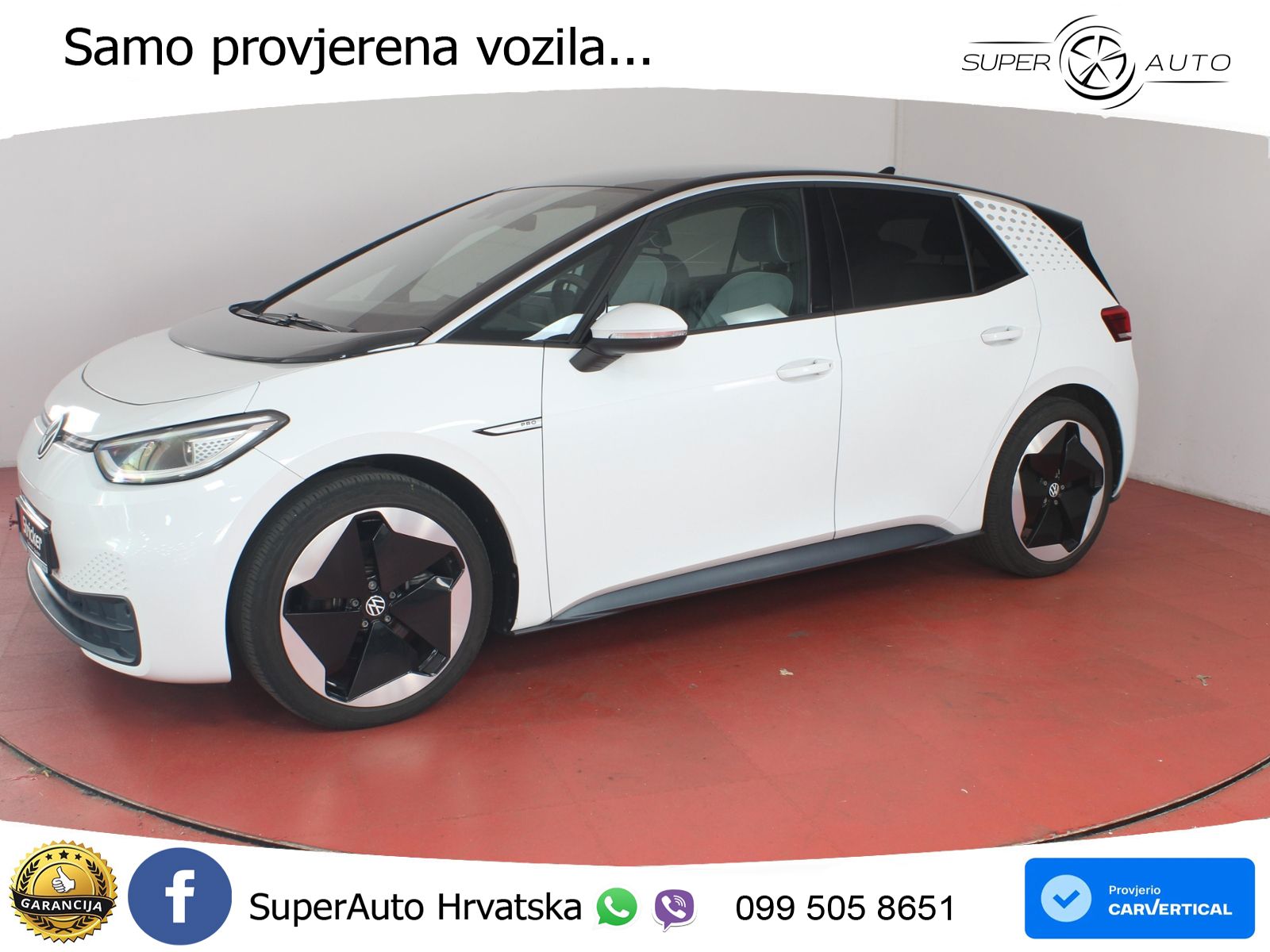 Volkswagen ID.3 Pro Performance 62 kWh (204 KS) LED+GR SJED+ACC