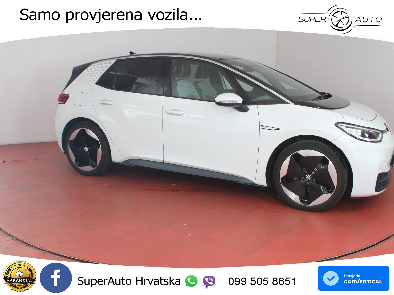Volkswagen ID.3 Pro Performance 62 kWh (204 KS) LED+GR SJED+ACC