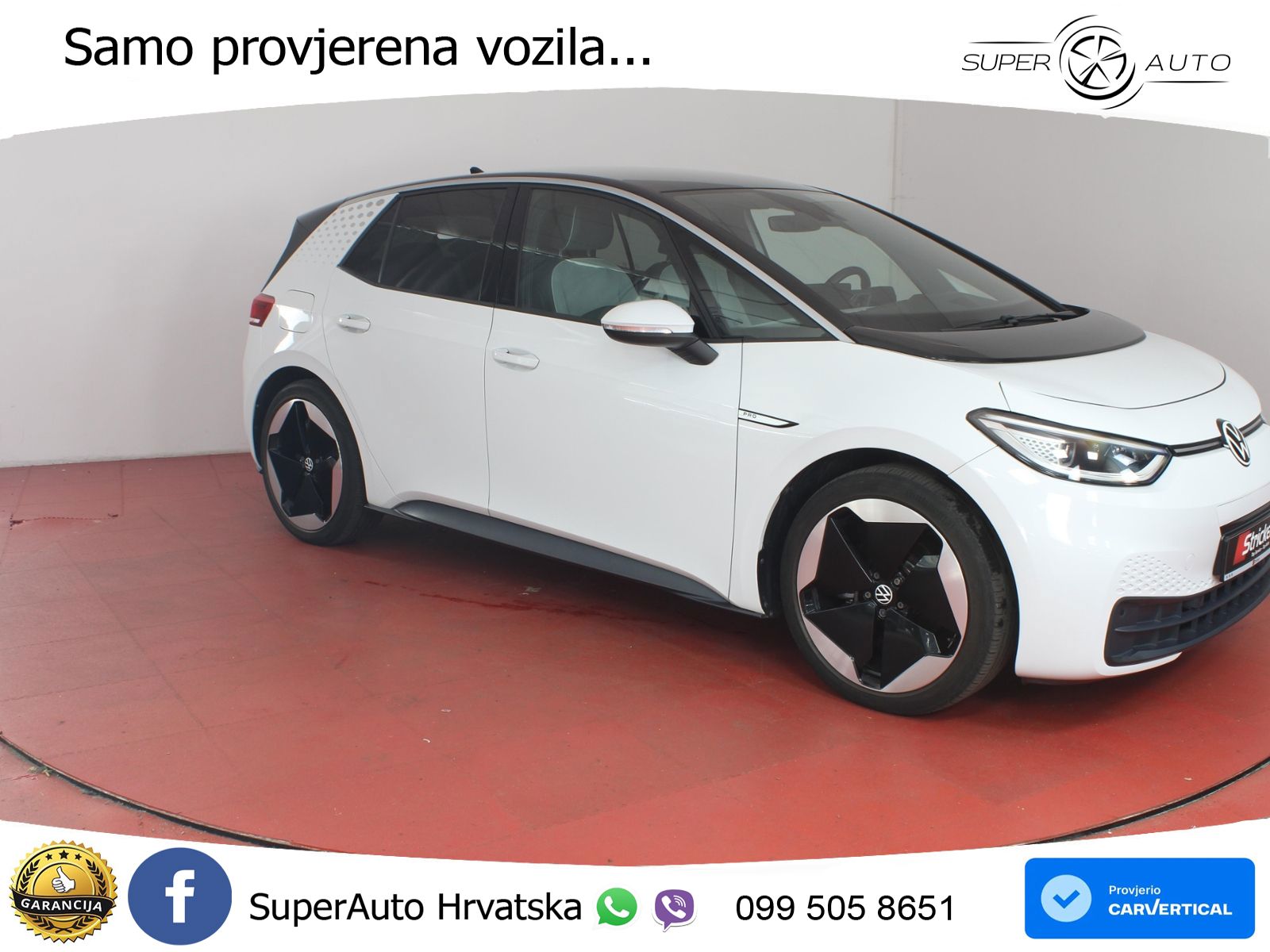 Volkswagen ID.3 Pro Performance 62 kWh (204 KS) LED+GR SJED+ACC