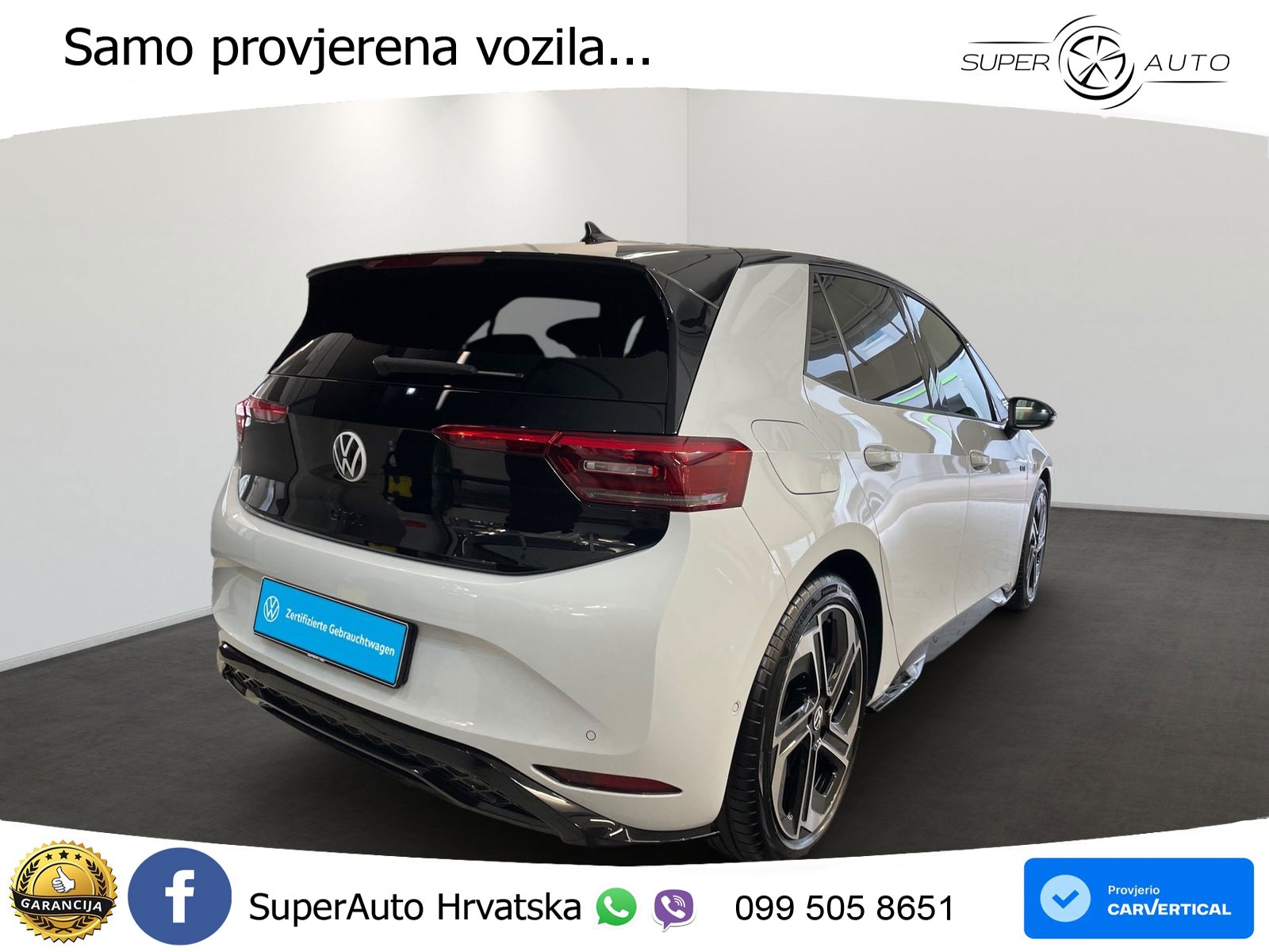 Volkswagen ID.3 GTX 84 kWh (286 KS) LED+GR SJED+ACC