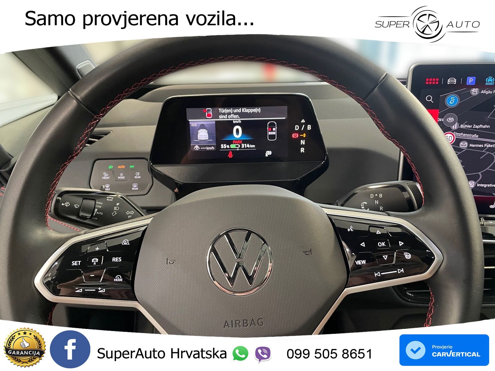 Volkswagen ID.3 GTX 84 kWh (286 KS) LED+GR SJED+ACC