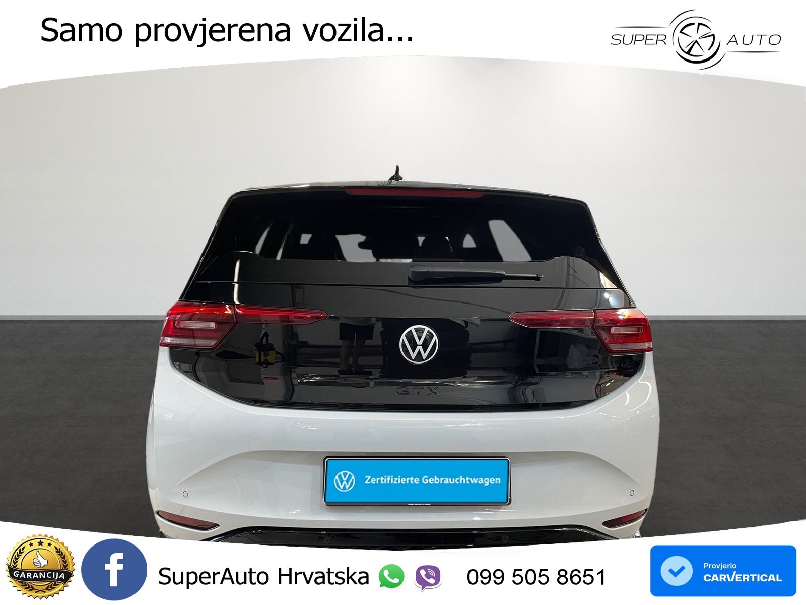 Volkswagen ID.3 GTX 84 kWh (286 KS) LED+GR SJED+ACC