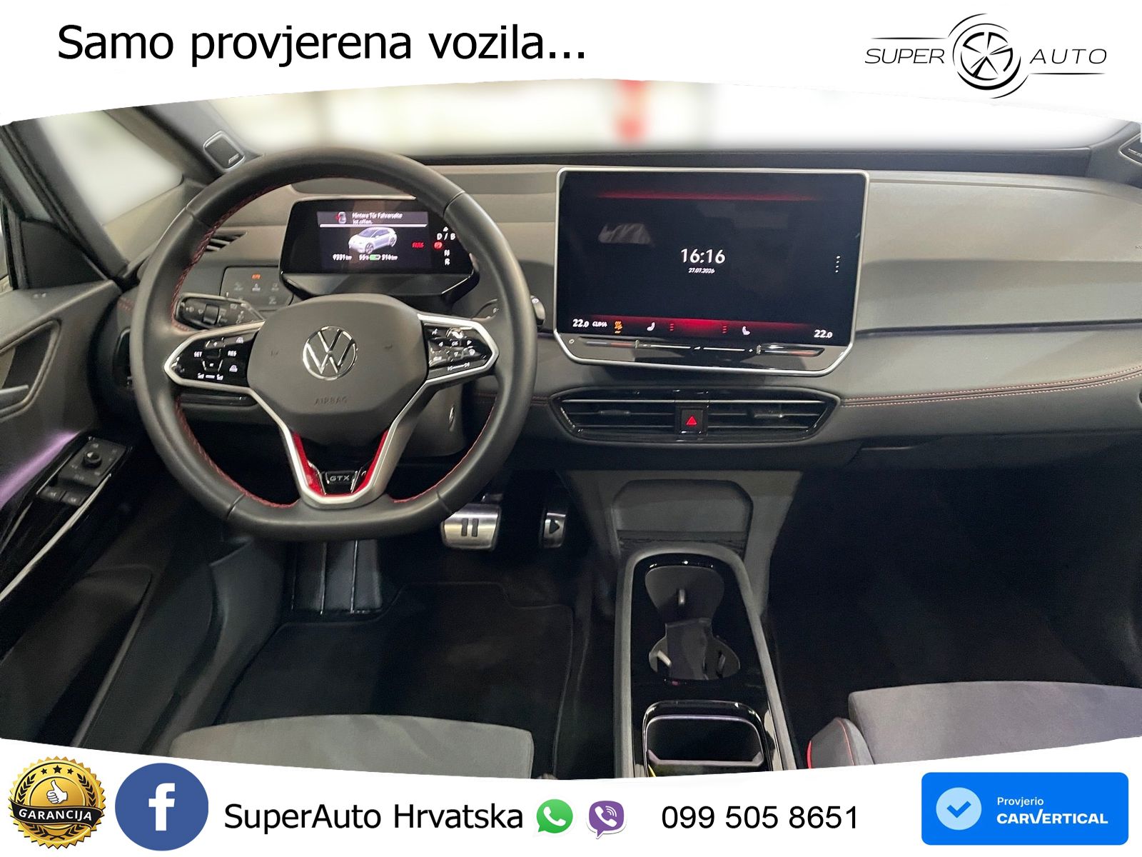 Volkswagen ID.3 GTX 84 kWh (286 KS) LED+GR SJED+ACC