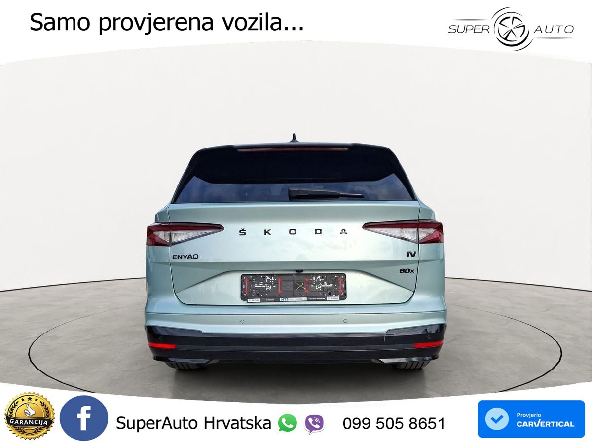 Škoda Enyaq iV 80x 82 kWh (265 KS) AWD LED+GR SJED+ACC