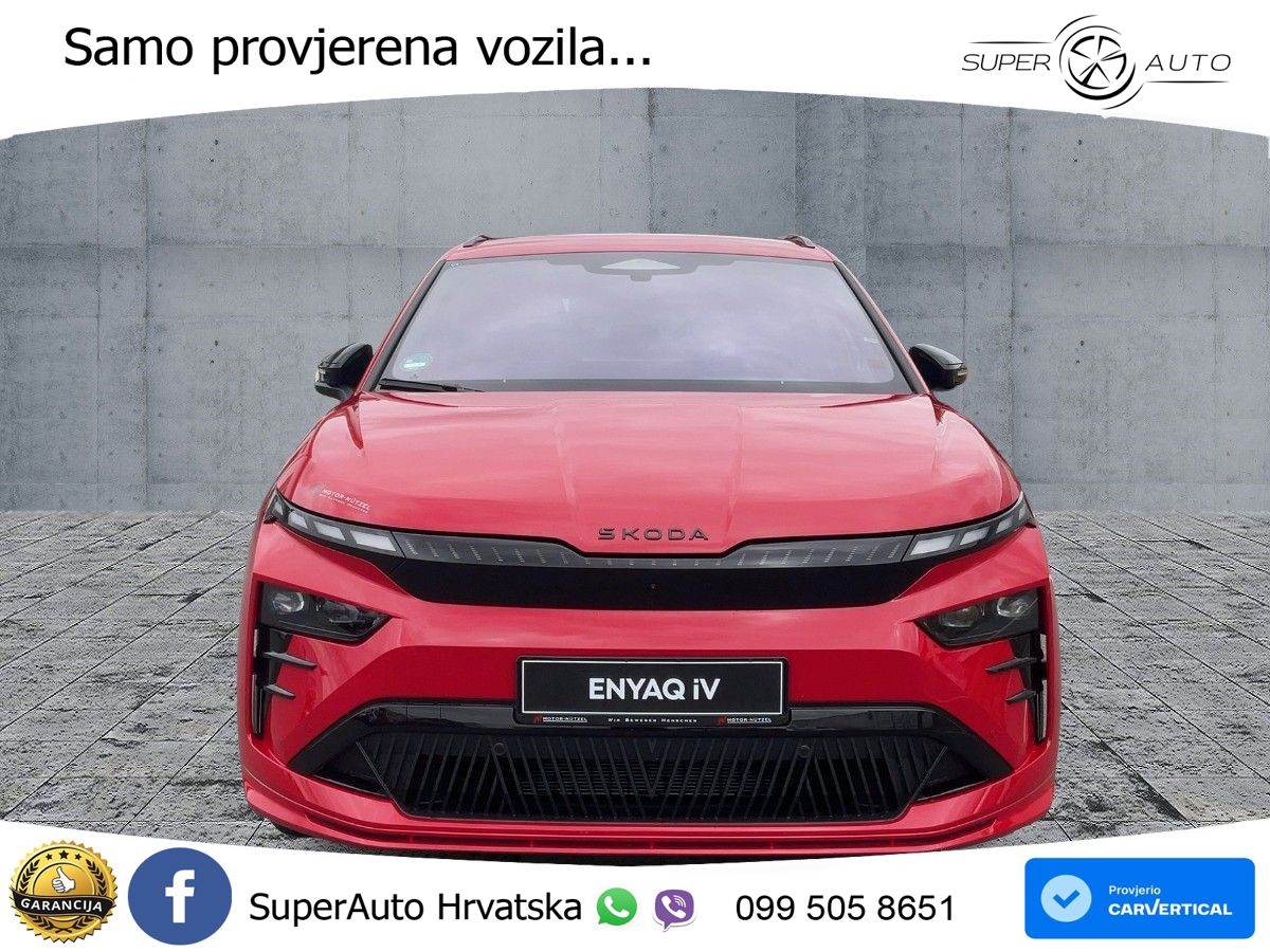 Škoda Enyaq iV RS 82 kWh (340 KS) AWD LED+GR SJED+ACC