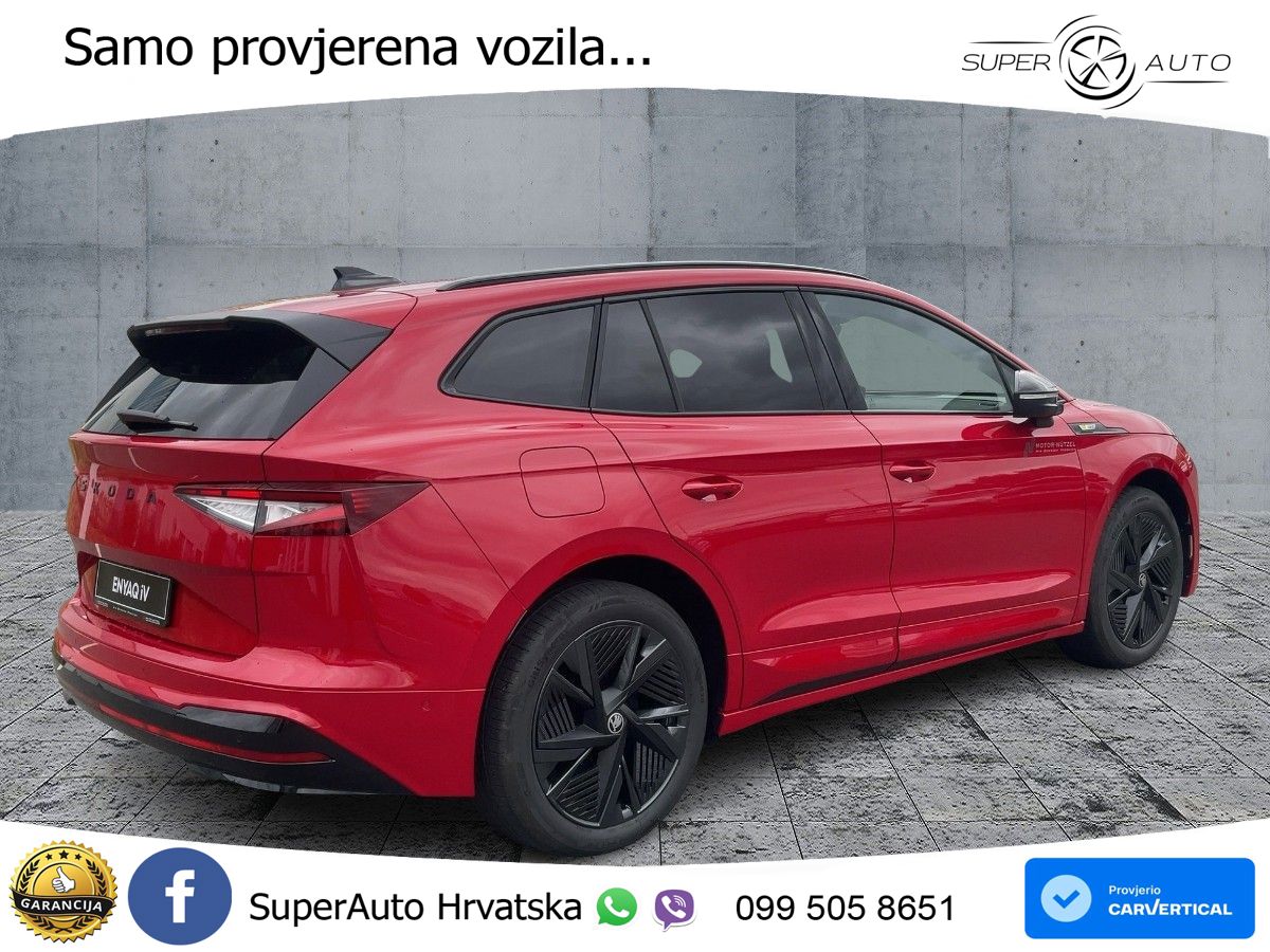 Škoda Enyaq iV RS 82 kWh (340 KS) AWD LED+GR SJED+ACC