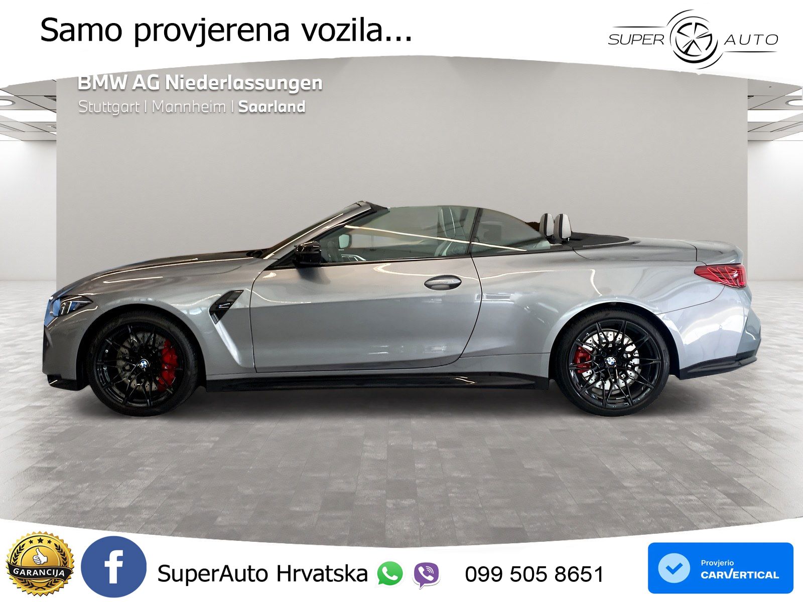 BMW M4 Convertible Competition 3.0 (530 KS) xDrive Steptronic