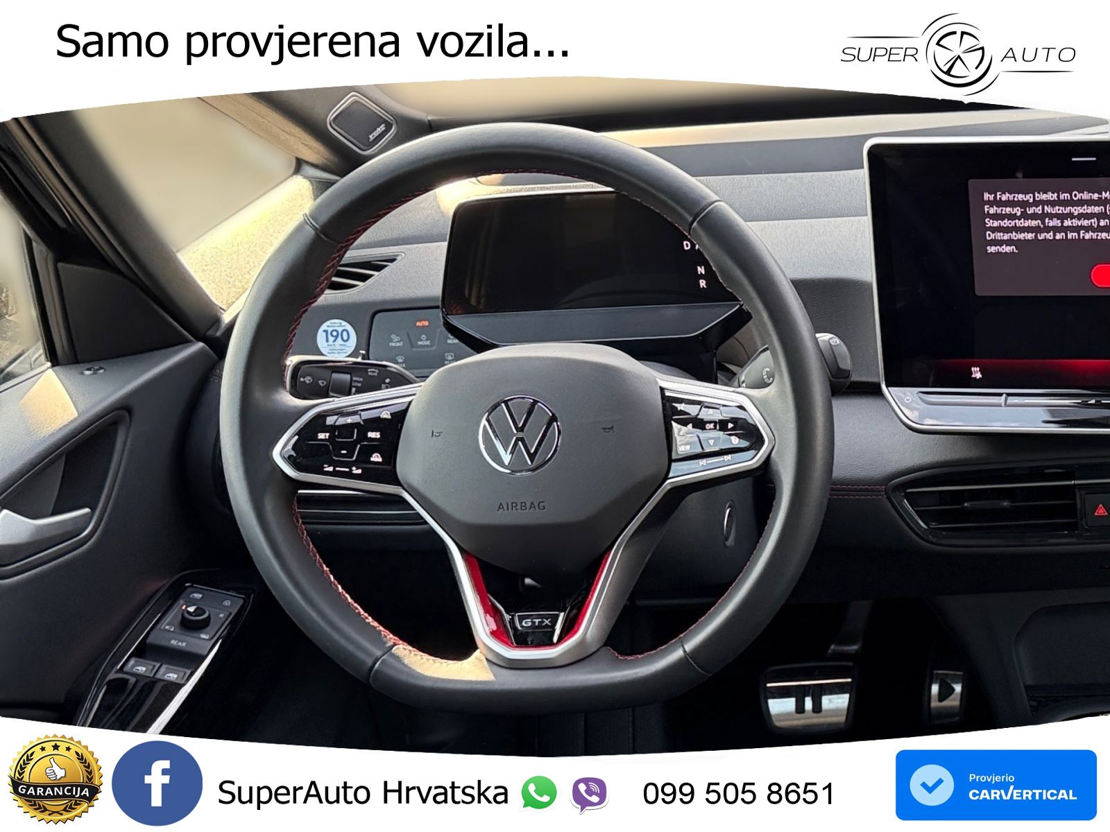 Volkswagen ID.3 GTX 84 kWh (286 KS) LED+GR SJED+ACC
