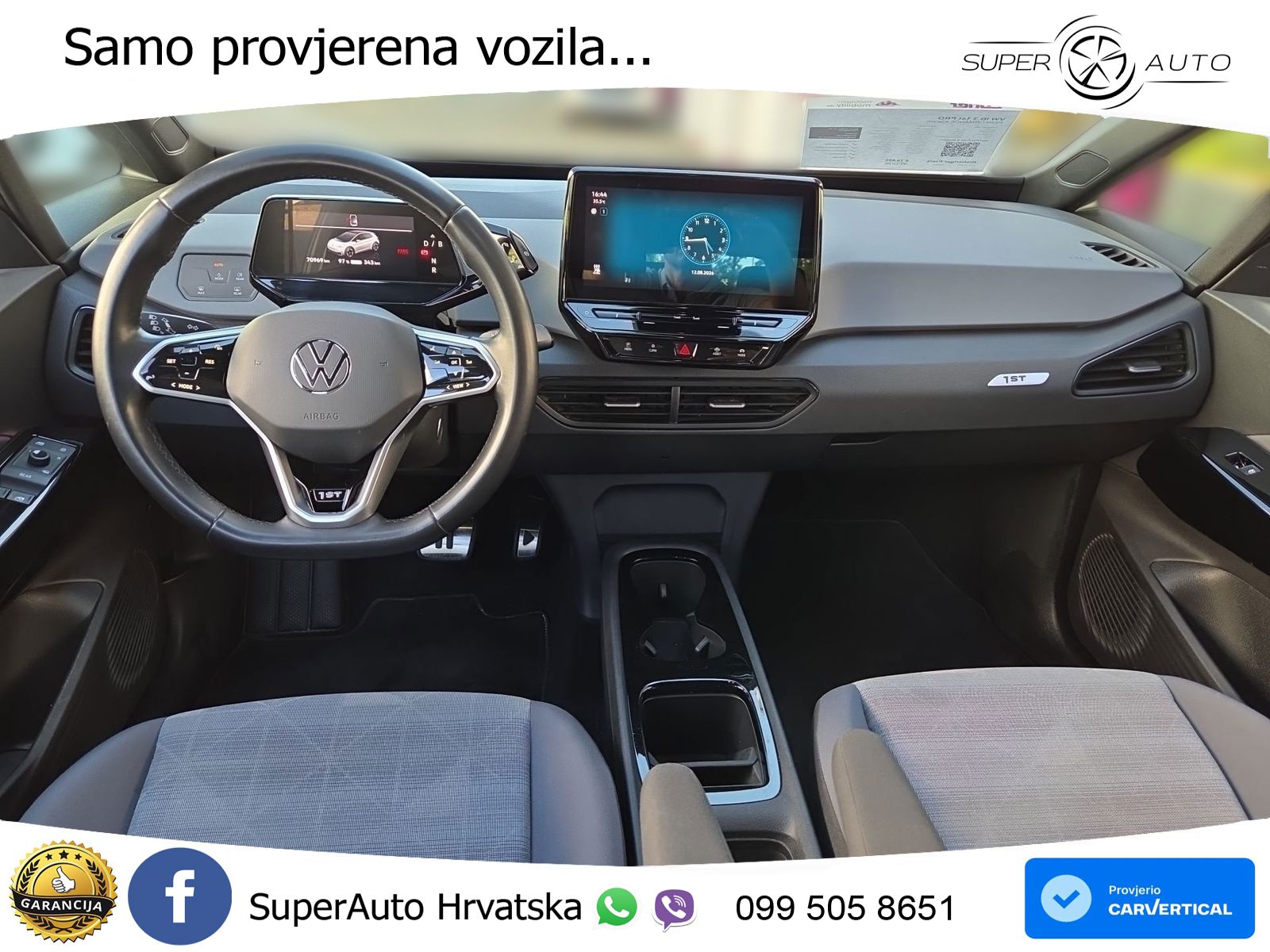 Volkswagen ID.3 Pro Performance 62 kWh (204 KS) LED+GR SJED+ACC