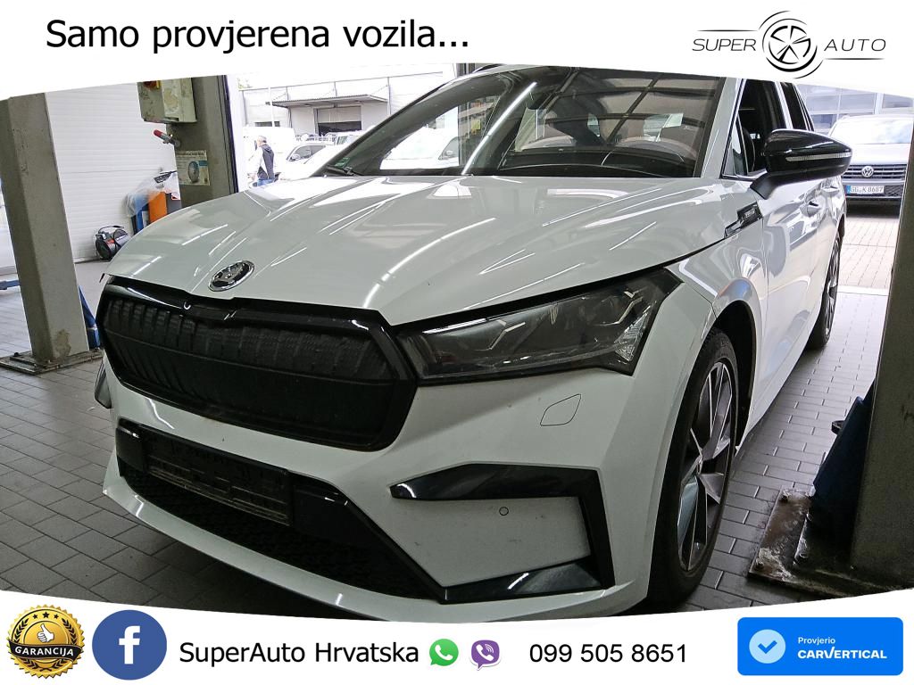 Škoda Enyaq iV 80x 82 kWh (265 KS) AWD SportLine LED+GR SJED+ACC