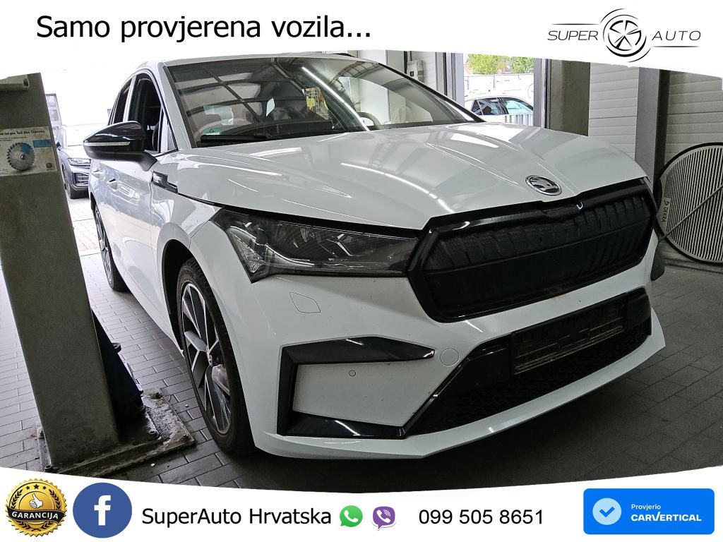 Škoda Enyaq iV 80x 82 kWh (265 KS) AWD SportLine LED+GR SJED+ACC
