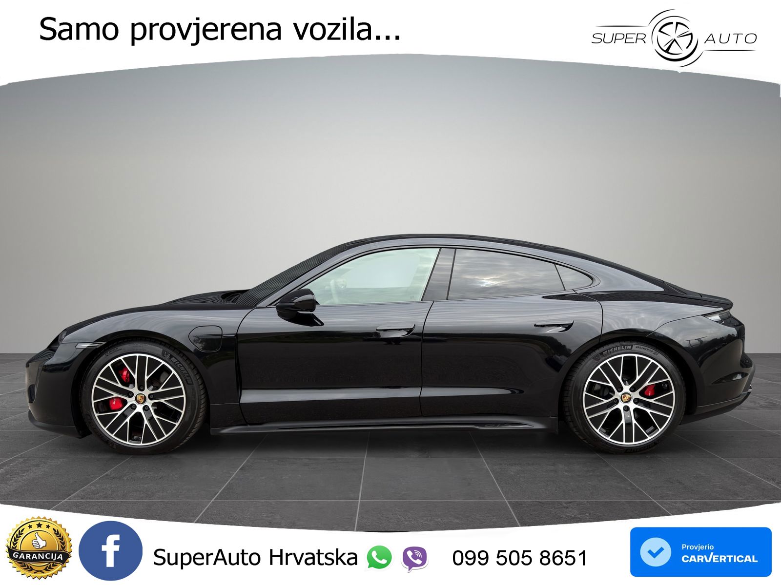 Porsche Taycan GTS Performance Plus 93.4 kWh (598 KS)