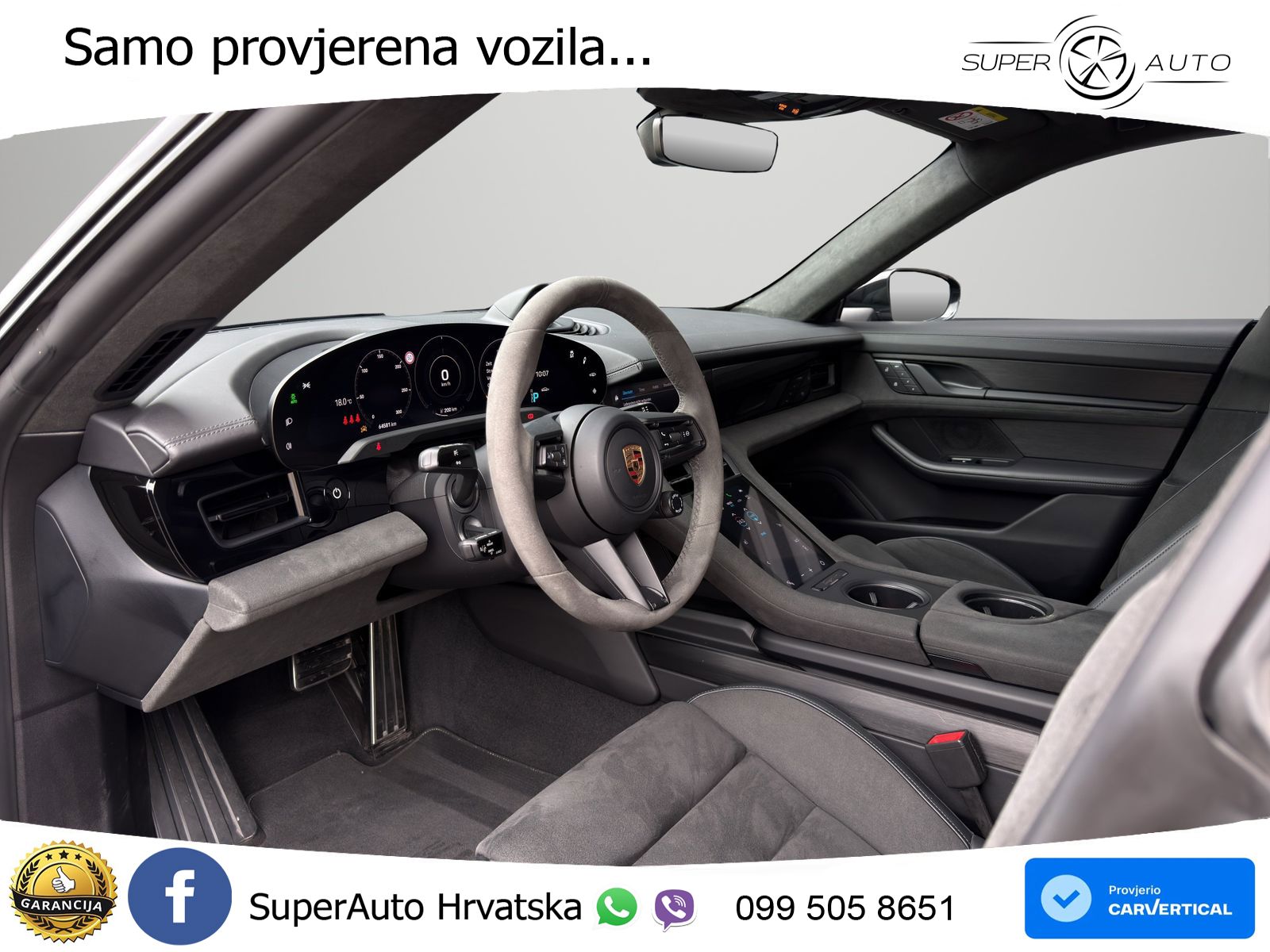 Porsche Taycan GTS Performance Plus 93.4 kWh (598 KS)