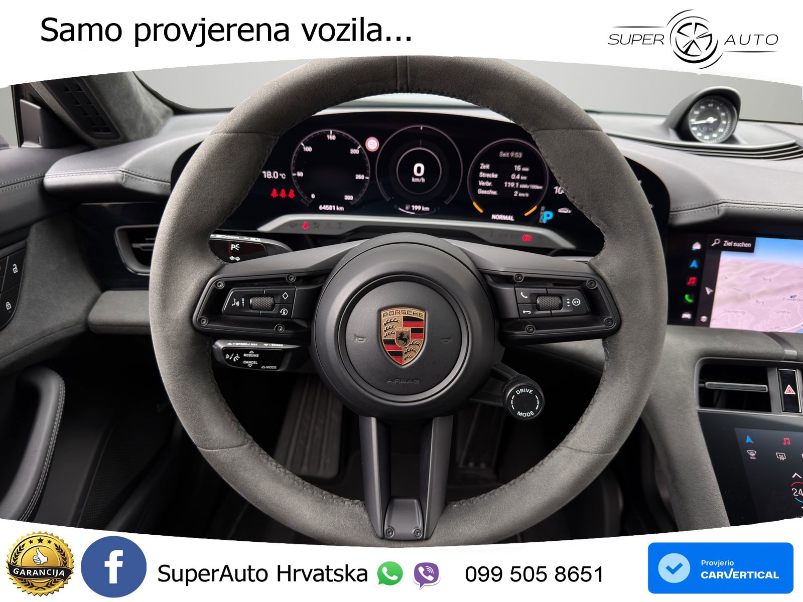 Porsche Taycan GTS Performance Plus 93.4 kWh (598 KS)