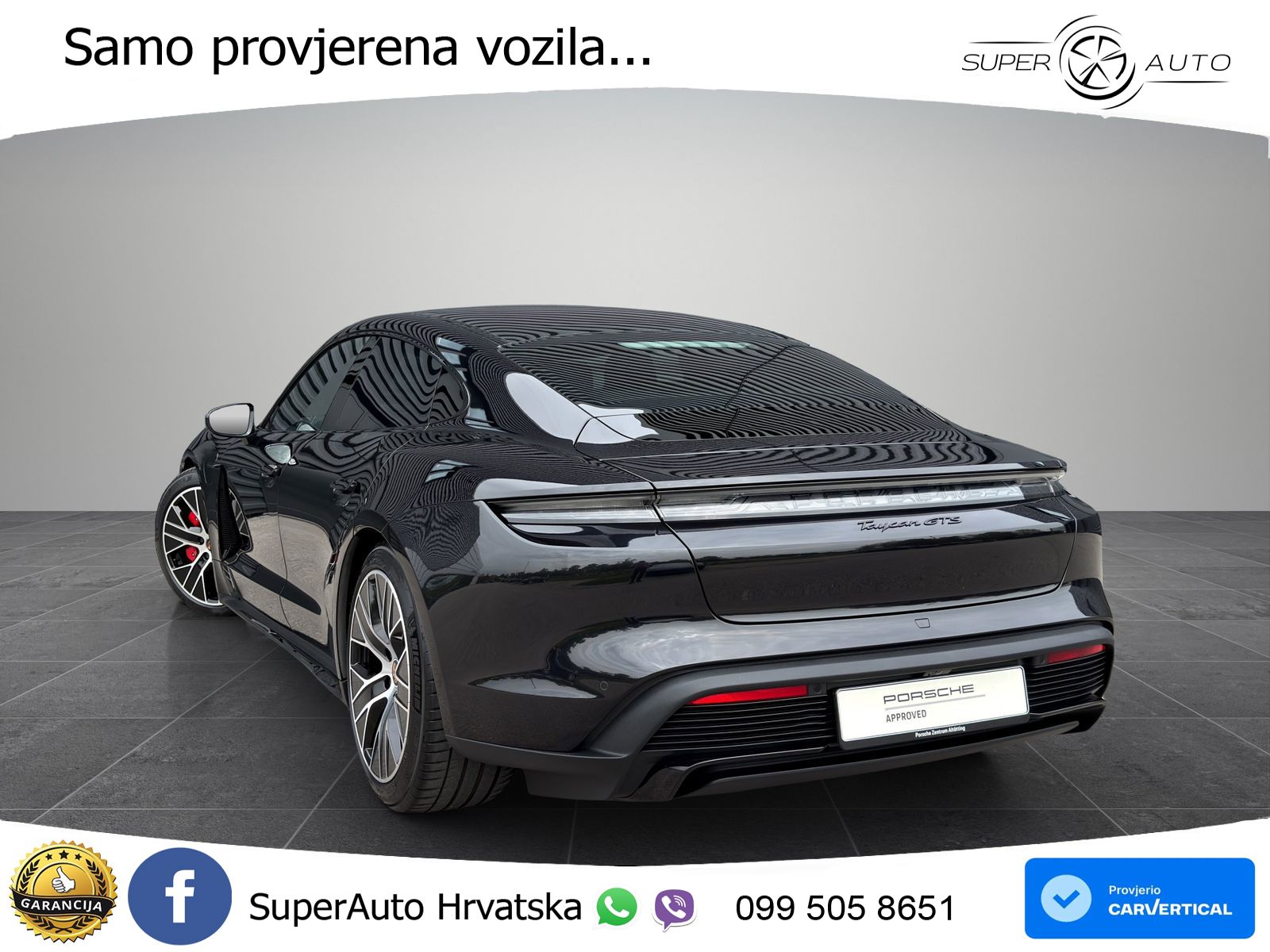 Porsche Taycan GTS Performance Plus 93.4 kWh (598 KS)