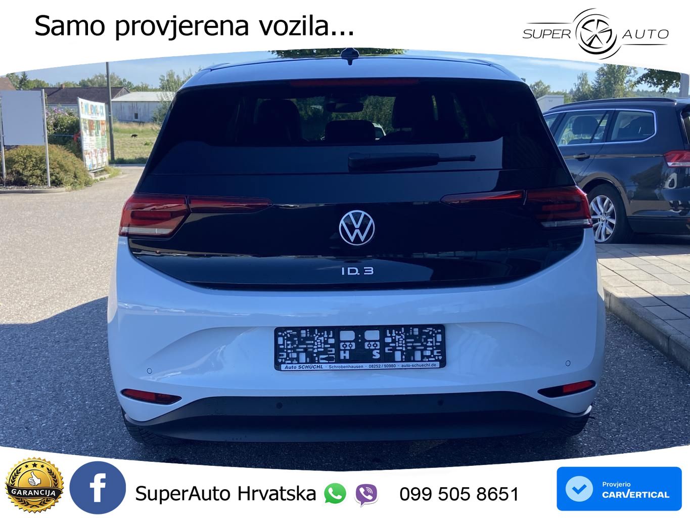Volkswagen ID.3 Pro 62 kWh (204 KS) LED+GR SJED+ACC