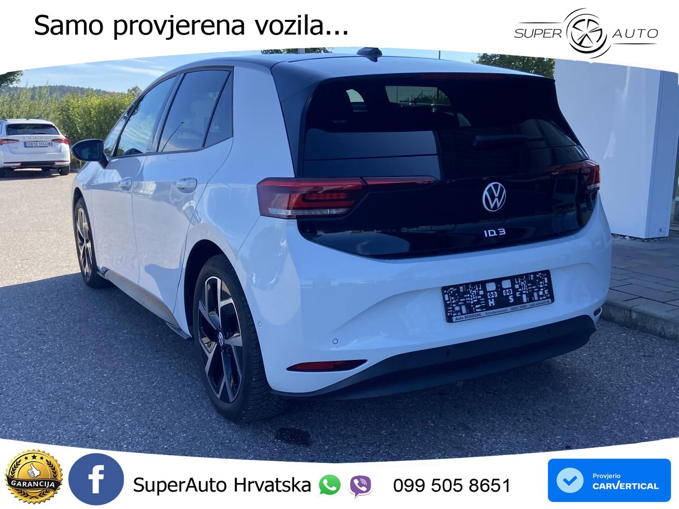 Volkswagen ID.3 Pro 62 kWh (204 KS) LED+GR SJED+ACC