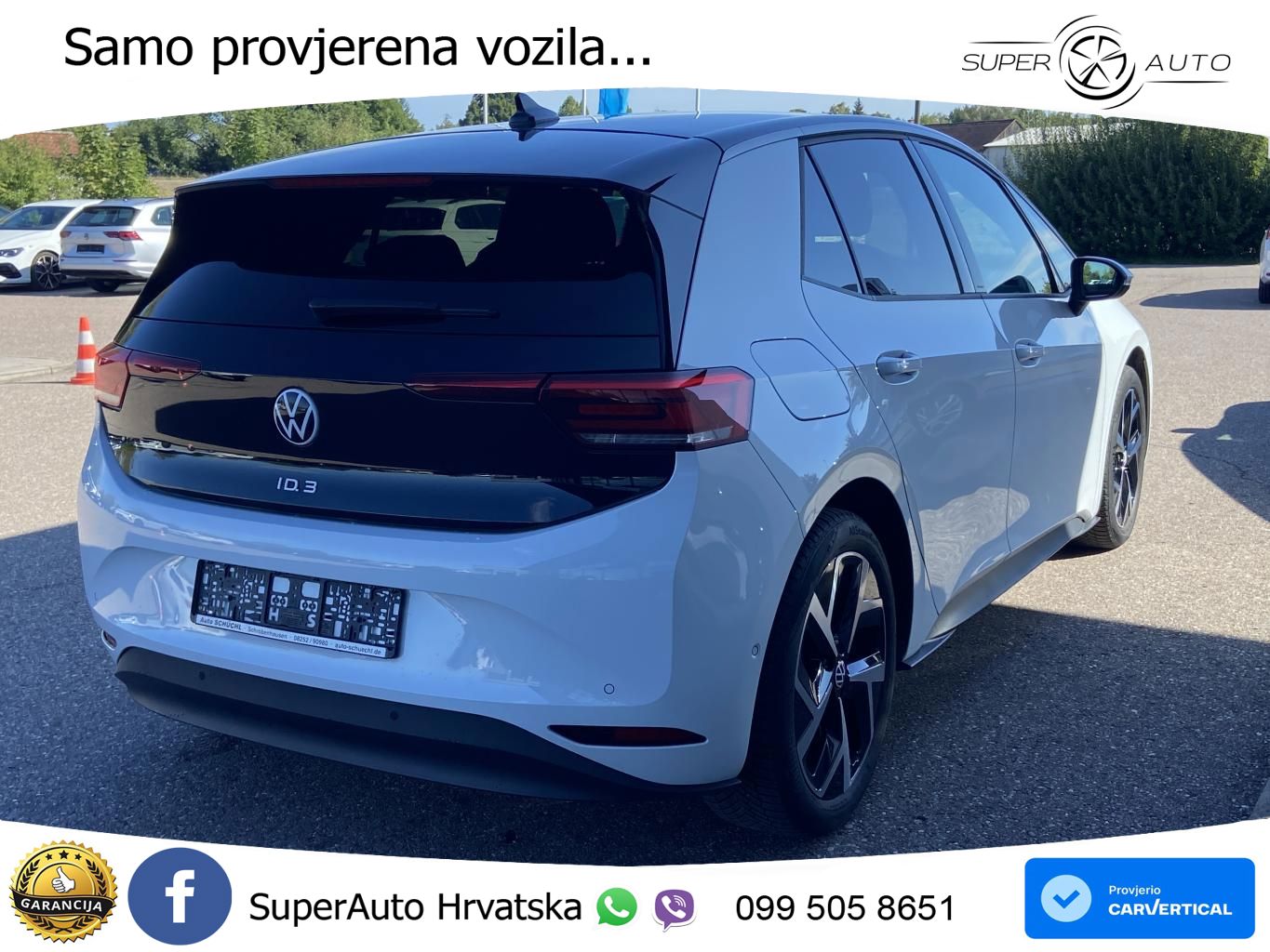 Volkswagen ID.3 Pro 62 kWh (204 KS) LED+GR SJED+ACC
