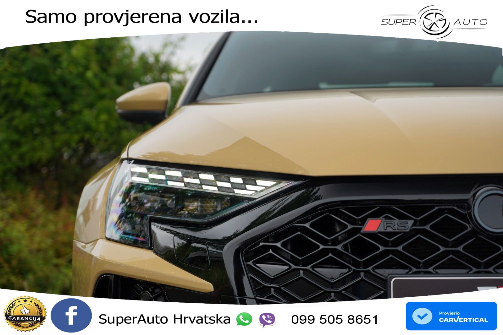 Audi RS3 Sedan 2.5 TFSI (400 KS) quattro S tronic LED+GR SJED+ACC