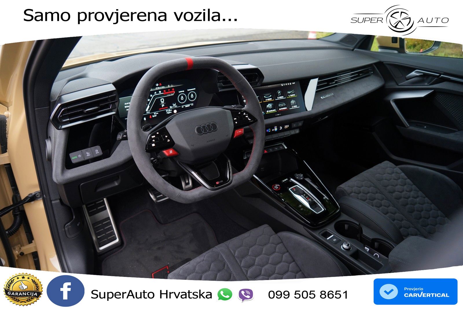 Audi RS3 Sedan 2.5 TFSI (400 KS) quattro S tronic LED+GR SJED+ACC