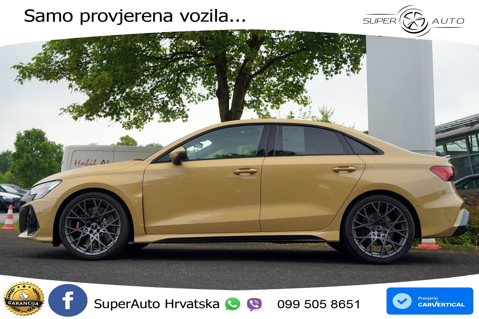 Audi RS3 Sedan 2.5 TFSI (400 KS) quattro S tronic LED+GR SJED+ACC