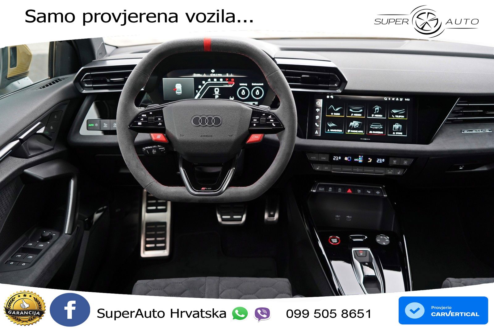 Audi RS3 Sedan 2.5 TFSI (400 KS) quattro S tronic LED+GR SJED+ACC