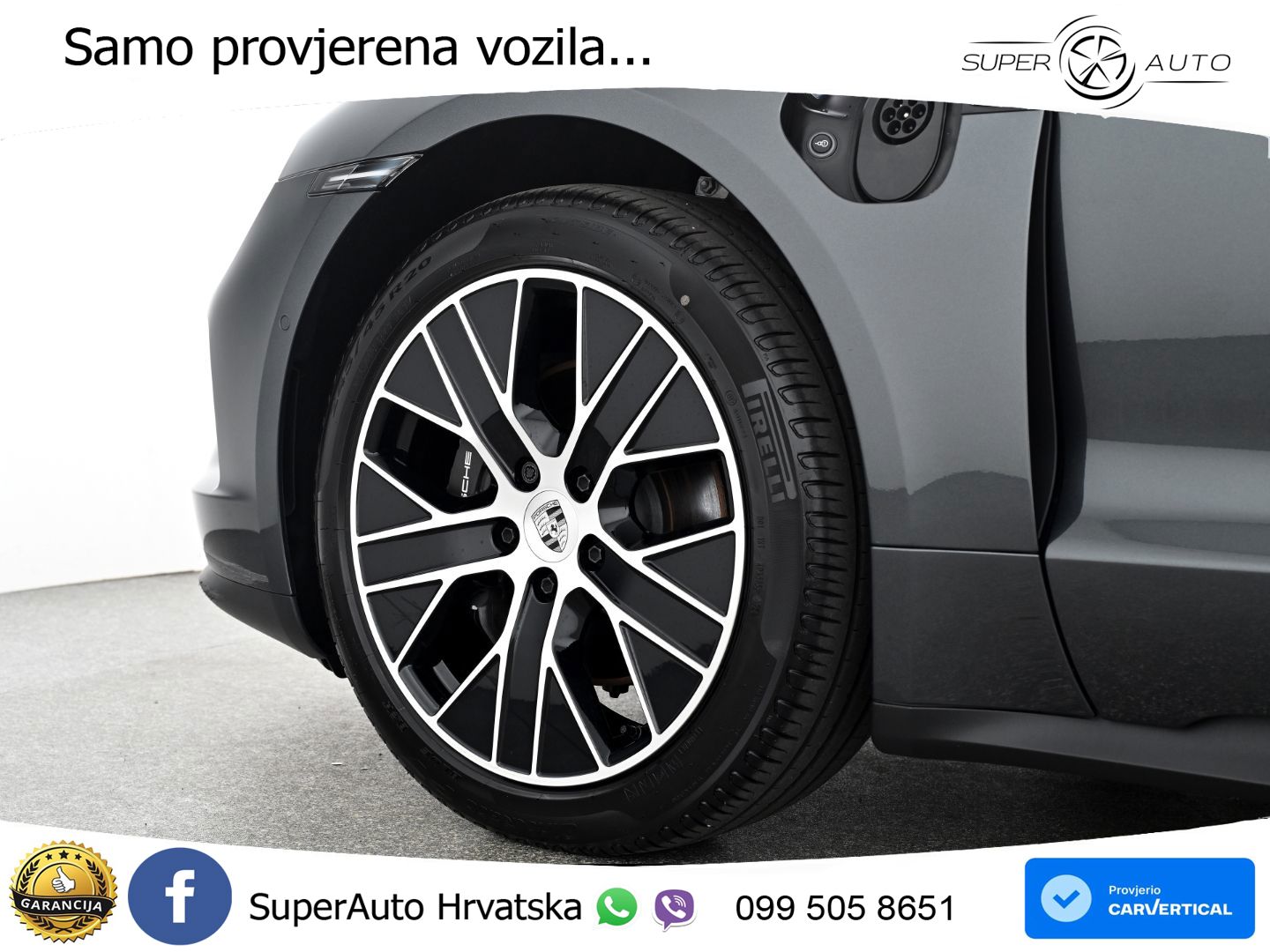 Porsce Tycan 105 kWh (435 KS)