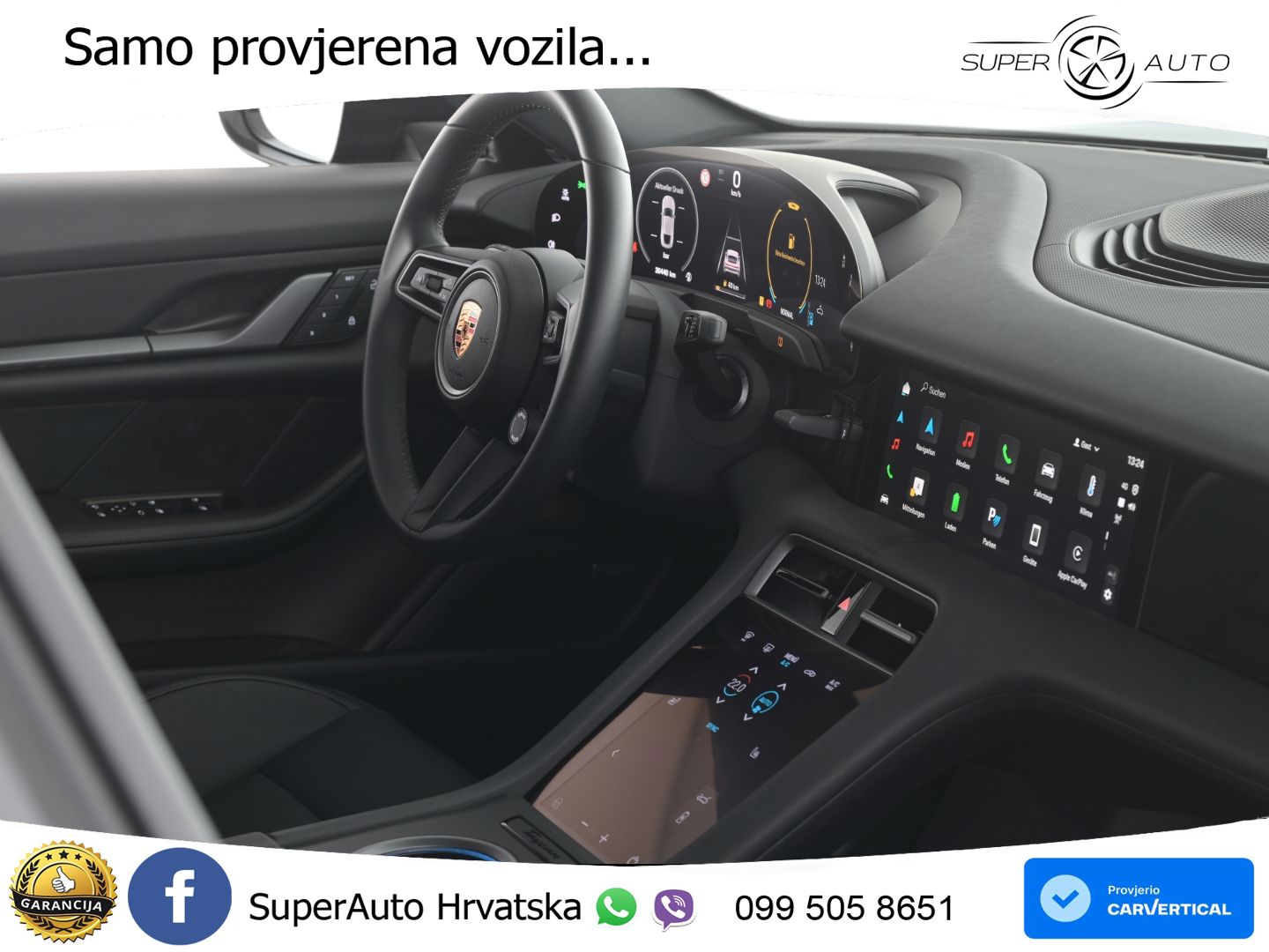 Porsce Tycan 105 kWh (435 KS)