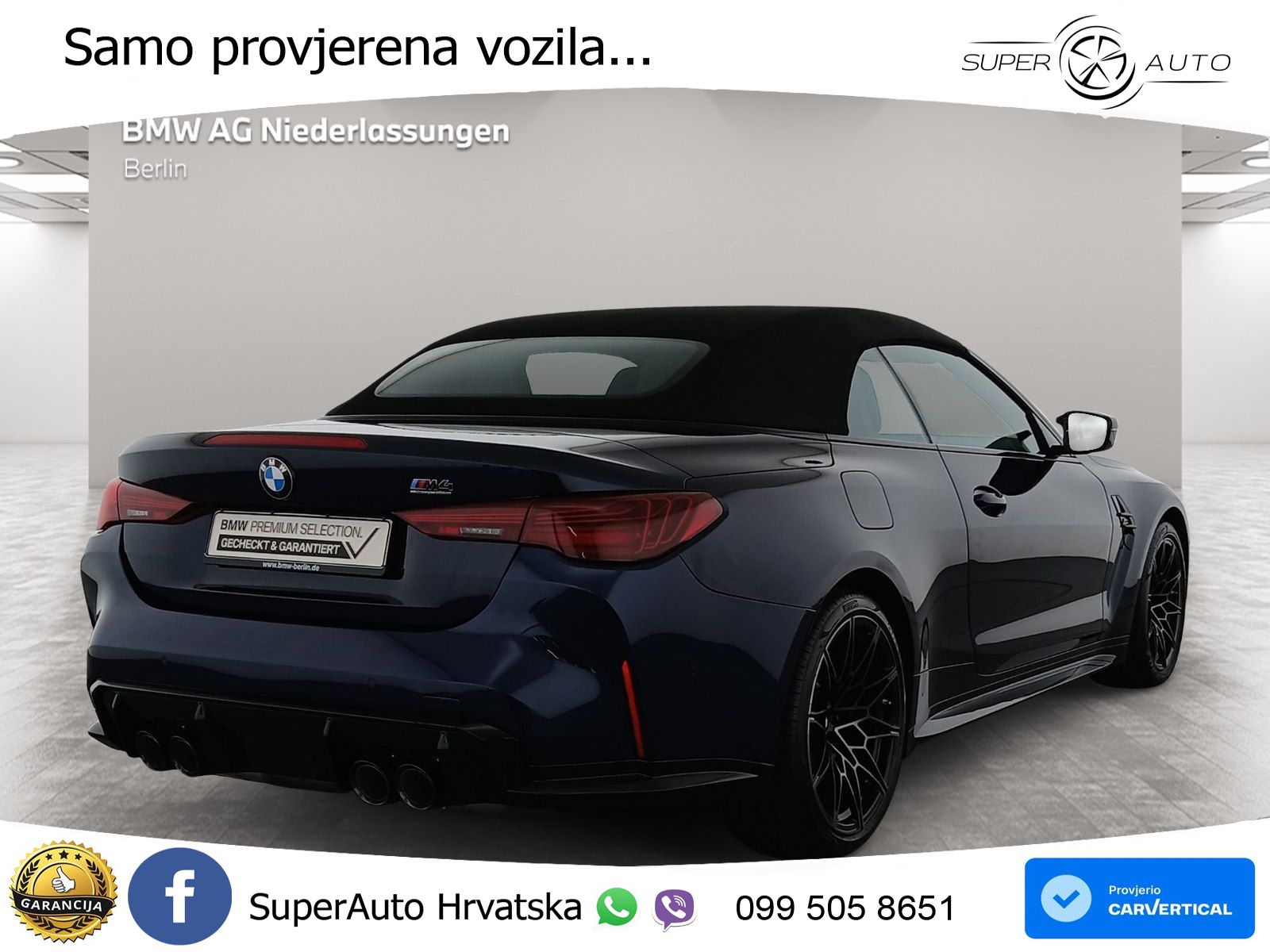 BMW M4 Convertible Competition 3.0 (530 KS) xDrive Steptronic