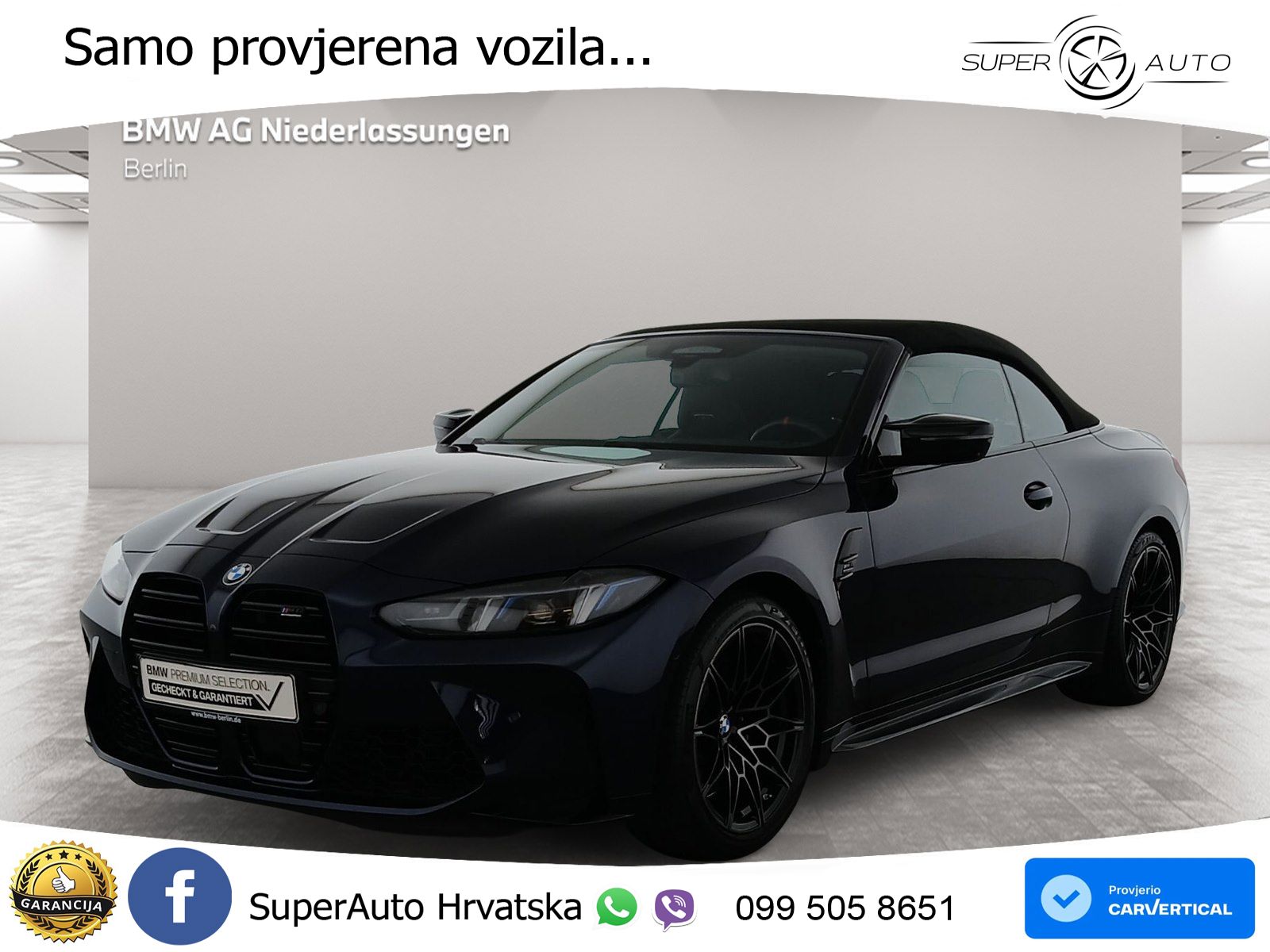 BMW M4 Convertible Competition 3.0 (530 KS) xDrive Steptronic