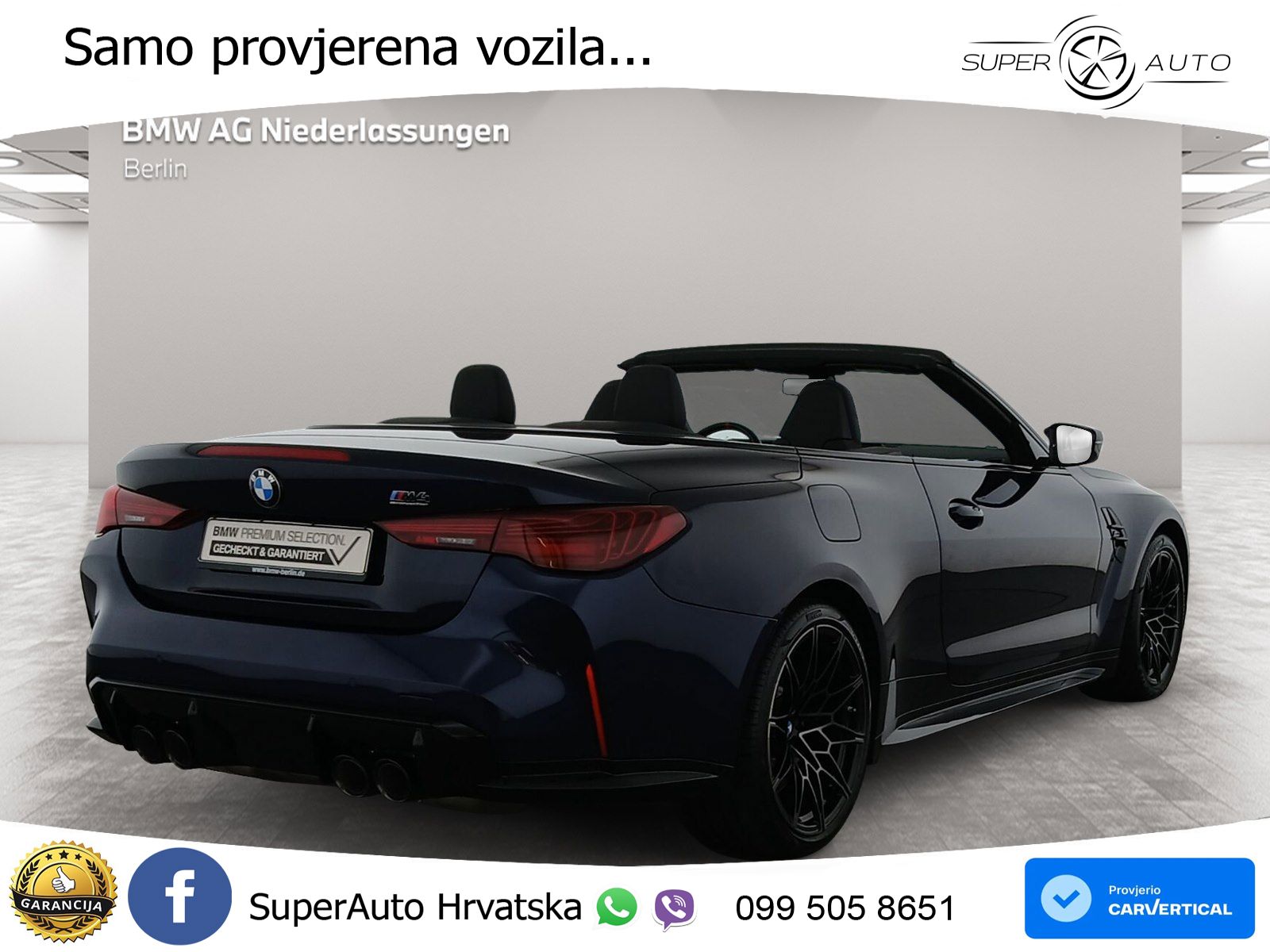 BMW M4 Convertible Competition 3.0 (530 KS) xDrive Steptronic