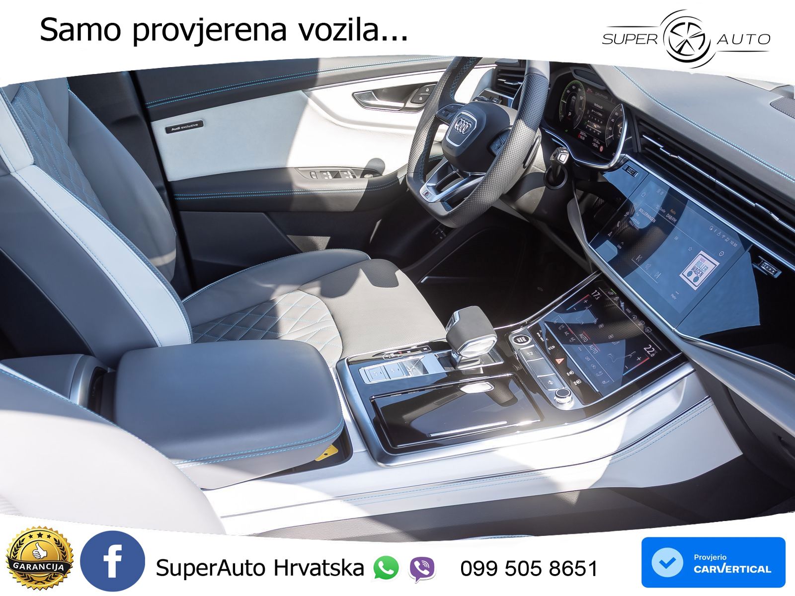 Audi Q8 60 TFSIe V6 (490 KS) quattro Tiptronic S line 489 KS MATRIX+GR SJED+KAM