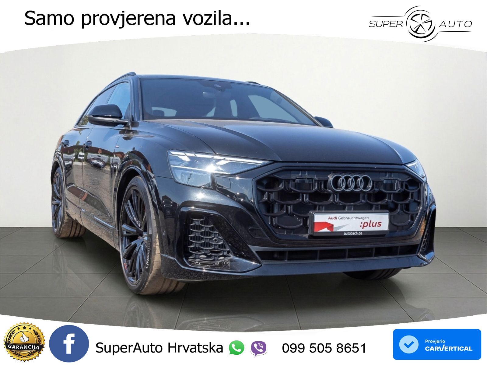 Audi Q8 60 TFSIe V6 (490 KS) quattro Tiptronic S line 489 KS MATRIX+GR SJED+KAM