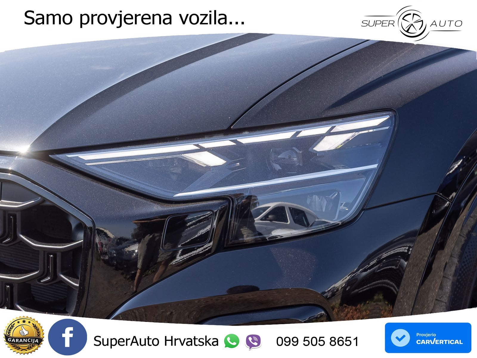 Audi Q8 60 TFSIe V6 (490 KS) quattro Tiptronic S line 489 KS MATRIX+GR SJED+KAM
