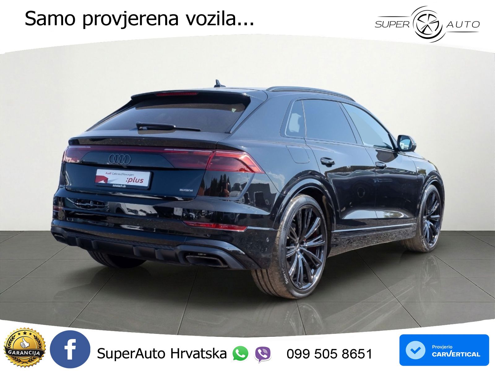 Audi Q8 60 TFSIe V6 (490 KS) quattro Tiptronic S line 489 KS MATRIX+GR SJED+KAM