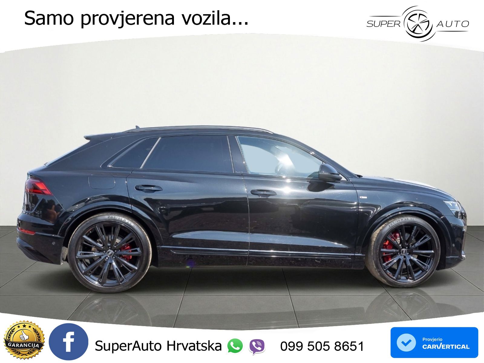 Audi Q8 60 TFSIe V6 (490 KS) quattro Tiptronic S line 489 KS MATRIX+GR SJED+KAM