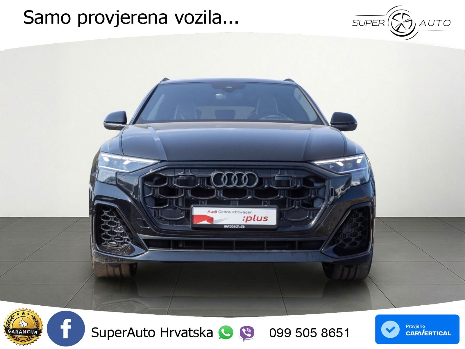 Audi Q8 60 TFSIe V6 (490 KS) quattro Tiptronic S line 489 KS MATRIX+GR SJED+KAM