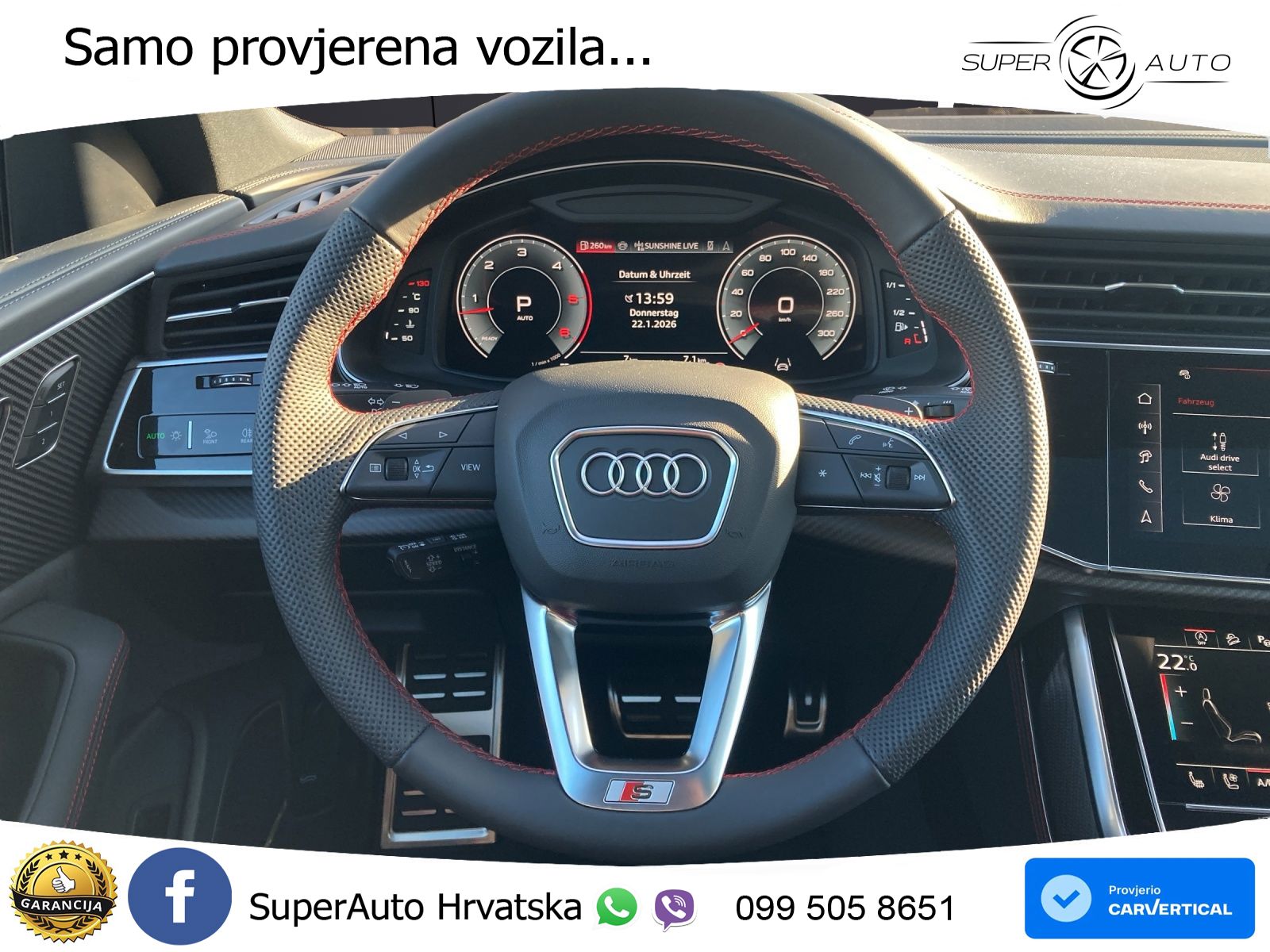 Audi Q8 50 TDI V6 (286 KS) quattro Tiptronic S line