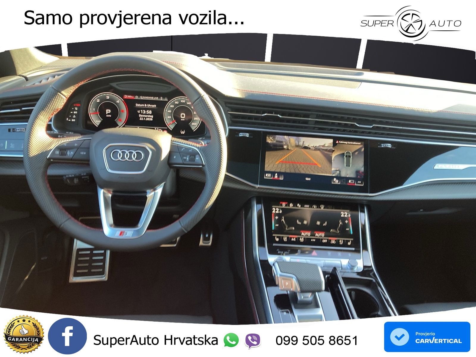 Audi Q8 50 TDI V6 (286 KS) quattro Tiptronic S line