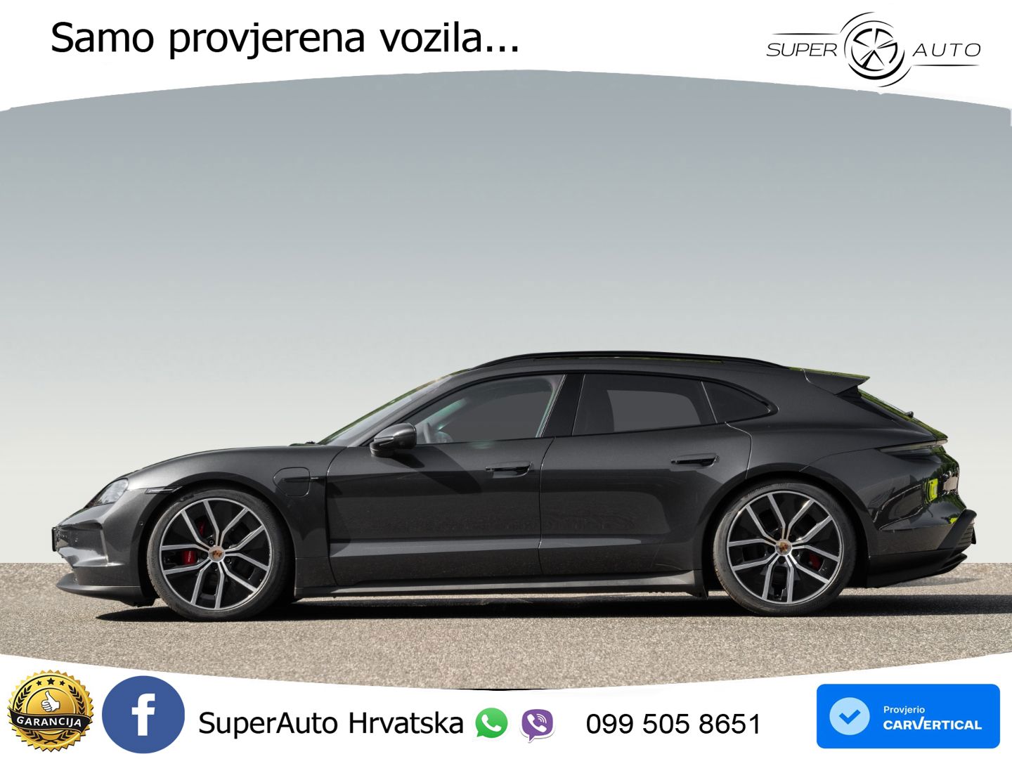 Porsche Taycan Sport Turismo 4S 105 kWh (598 KS)