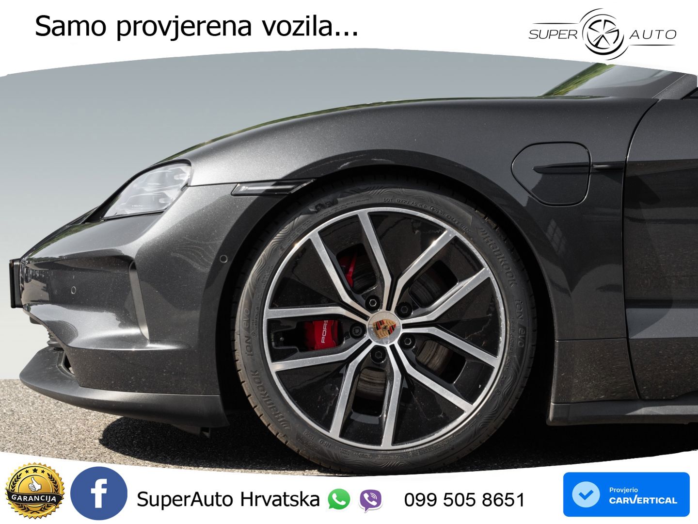 Porsche Taycan Sport Turismo 4S 105 kWh (598 KS)