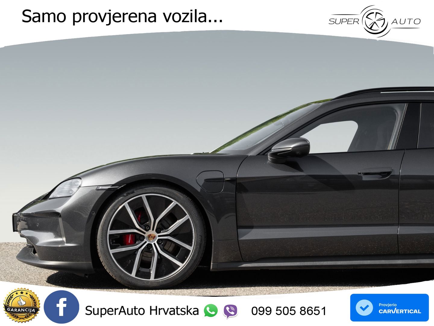 Porsche Taycan Sport Turismo 4S 105 kWh (598 KS)
