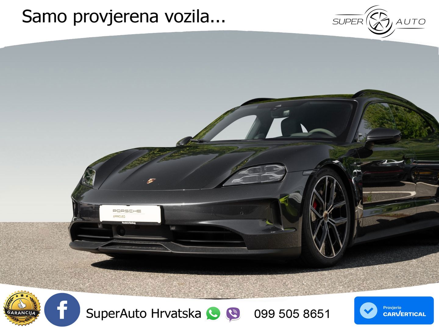 Porsche Taycan Sport Turismo 4S 105 kWh (598 KS)