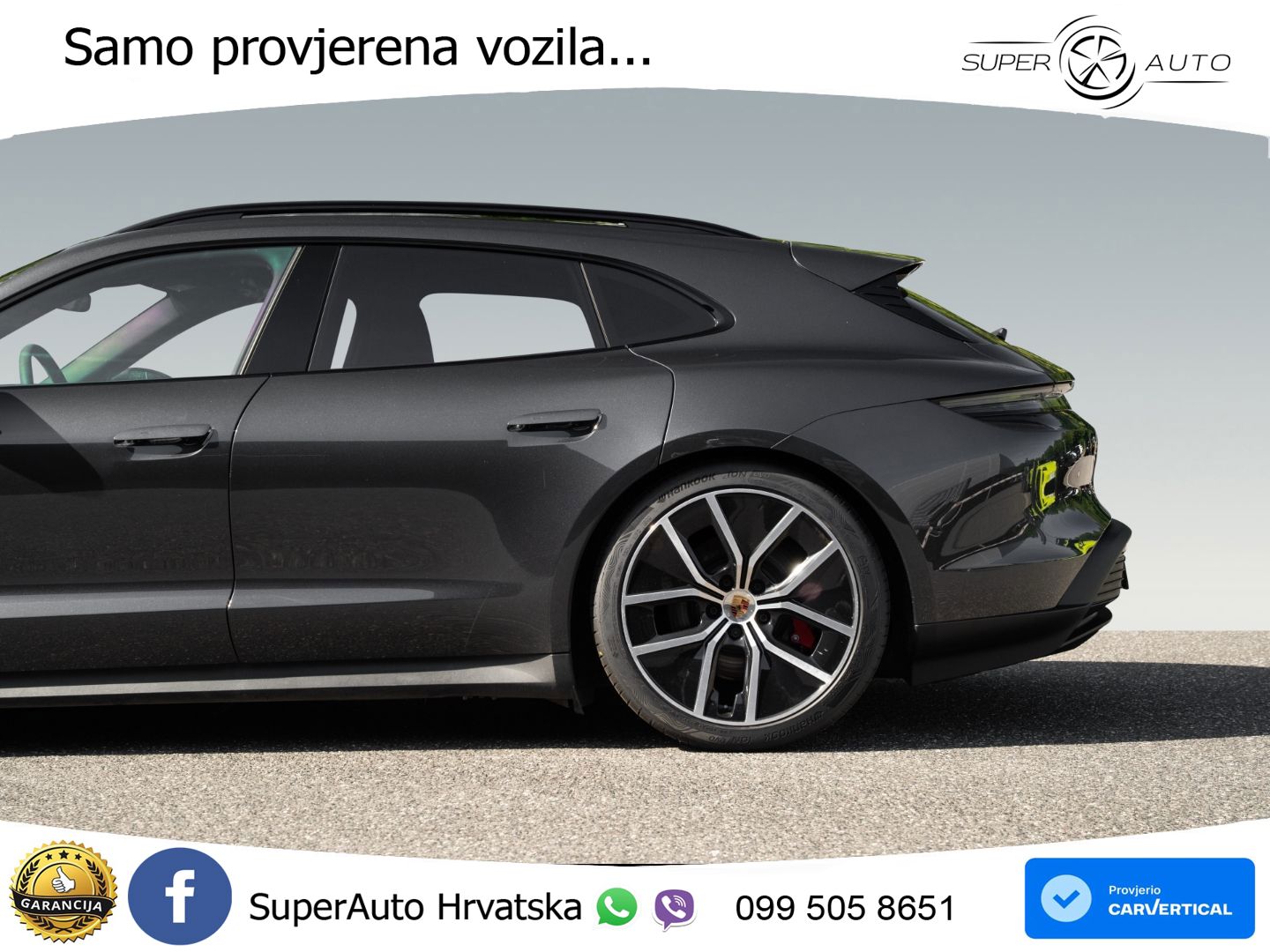Porsche Taycan Sport Turismo 4S 105 kWh (598 KS)