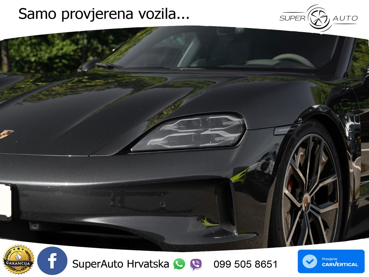 Porsche Taycan Sport Turismo 4S 105 kWh (598 KS)