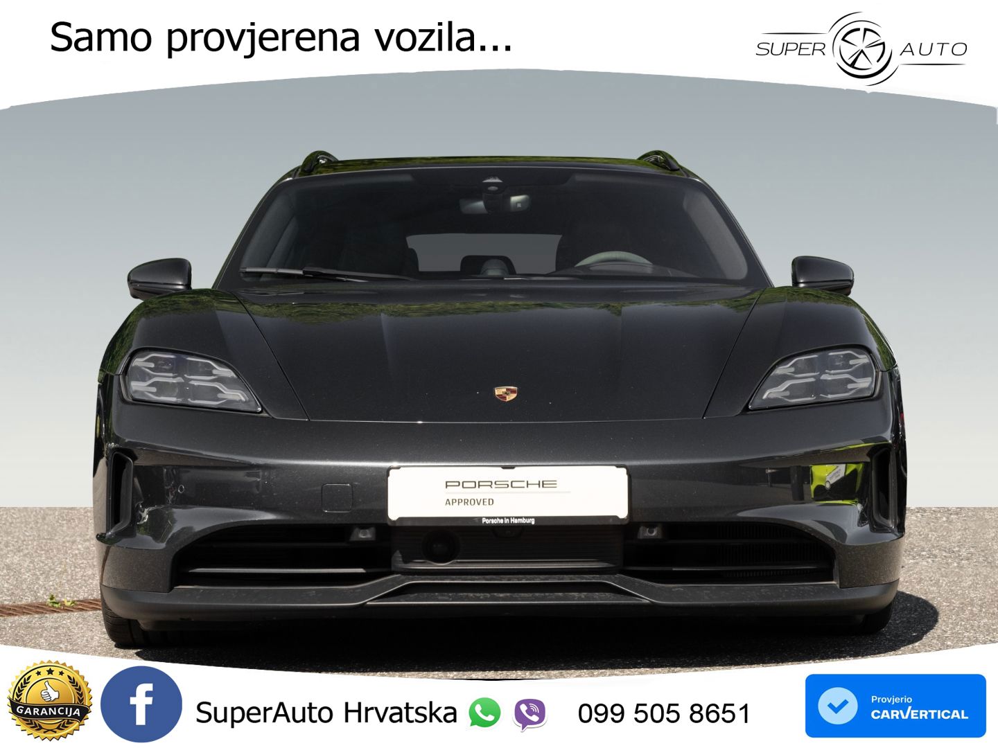 Porsche Taycan Sport Turismo 4S 105 kWh (598 KS)