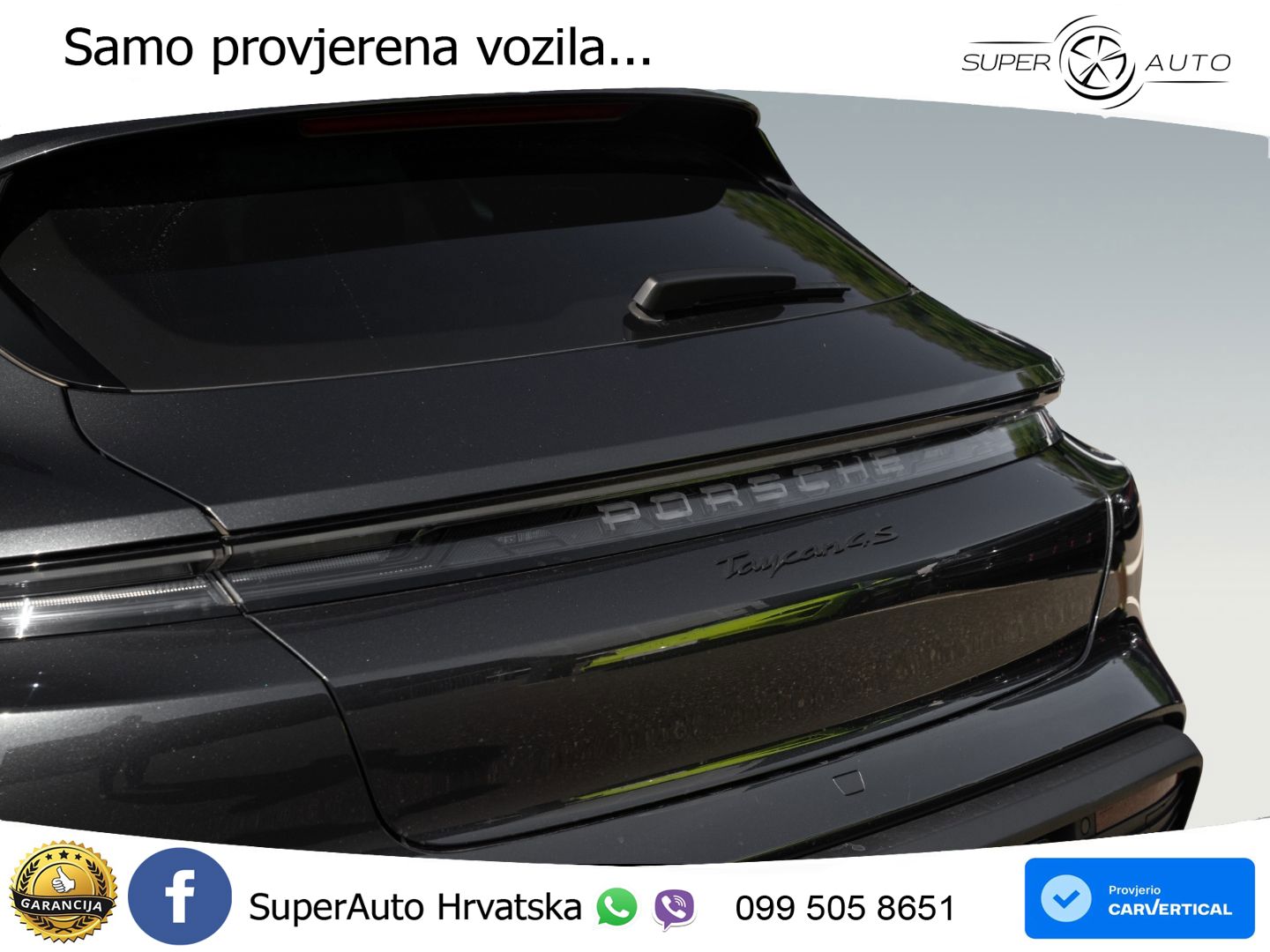 Porsche Taycan Sport Turismo 4S 105 kWh (598 KS)