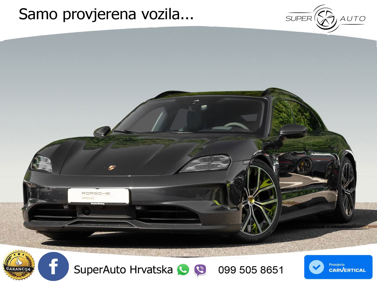 Porsche Taycan Sport Turismo 4S 105 kWh (598 KS)