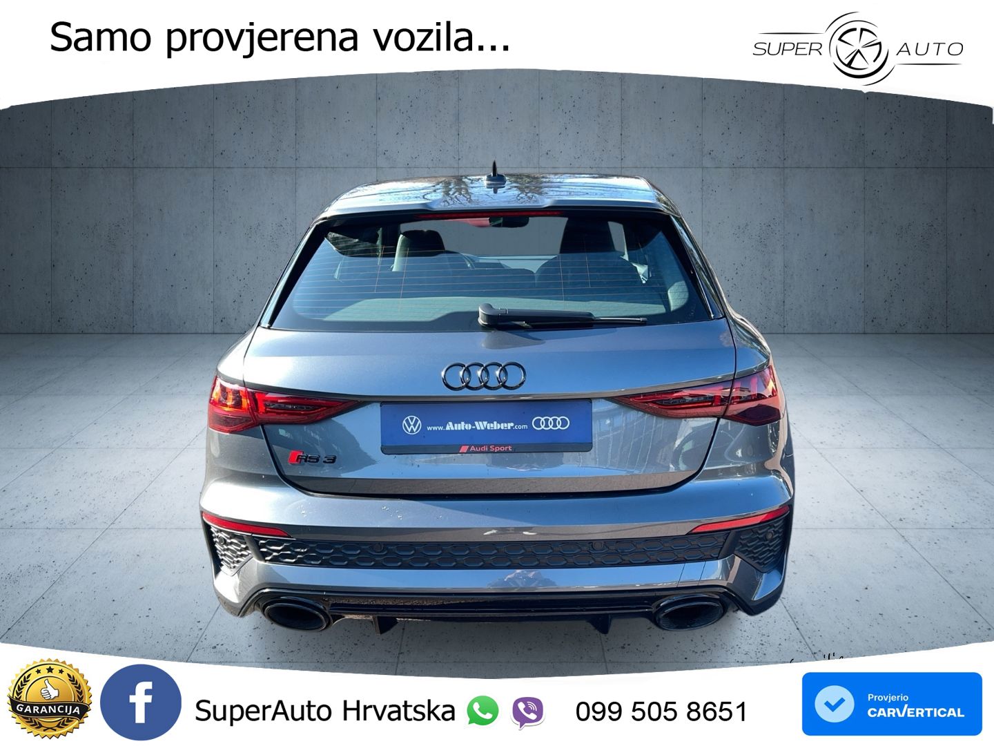 Audi RS3 Sportback 2.5 TFSI (400 KS) quattro S tronic